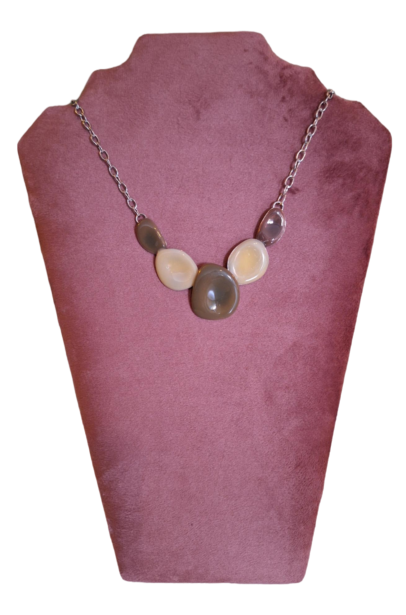 Ketting groene stenen (Nikkelvrij)