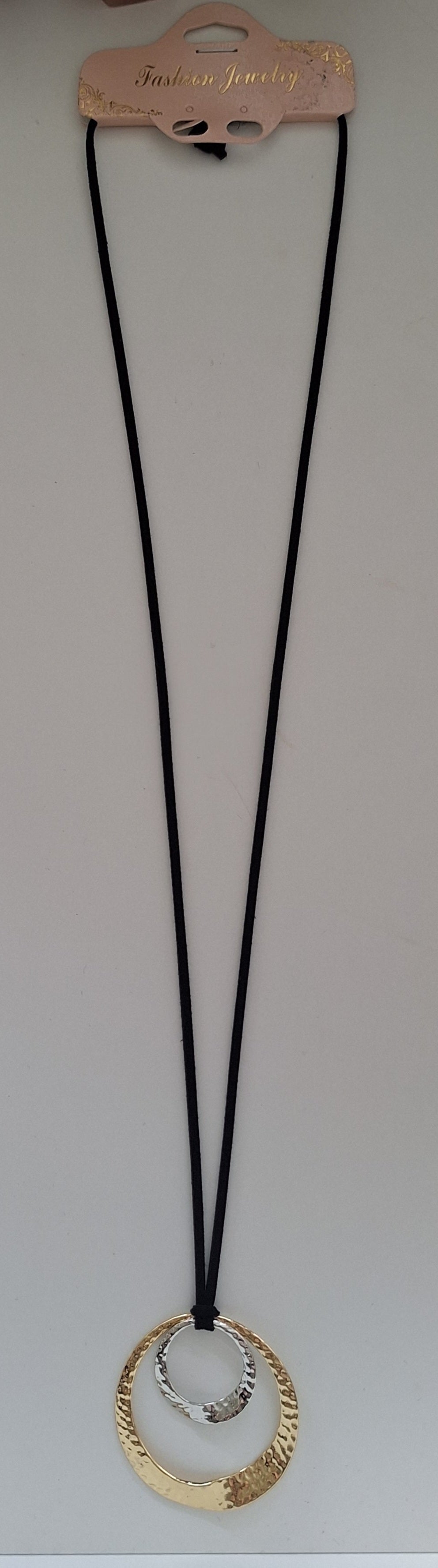 Ketting rondjes goud en zilver