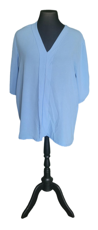 Shirt effen met bies