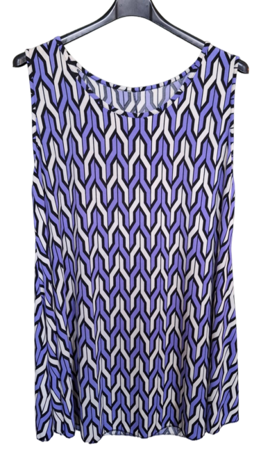 Top a-lijn met print