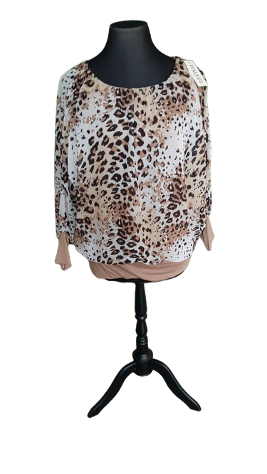 Ballontops met dierenprint (kleinere maat)