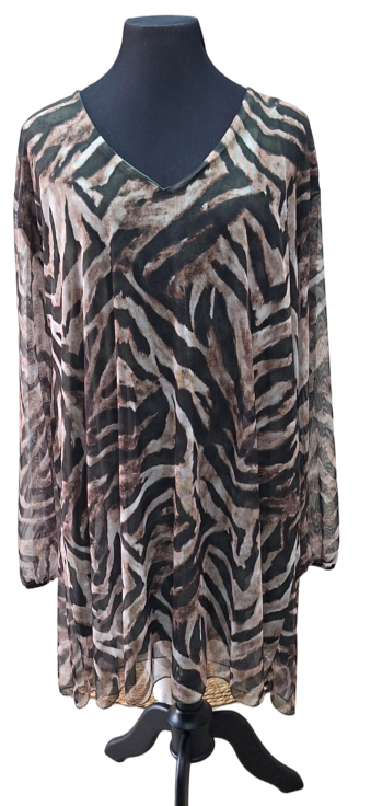 Jurk Zebra print