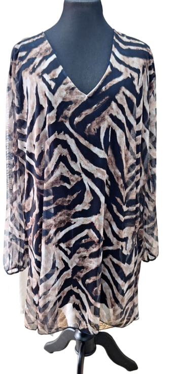 Jurk Zebra print