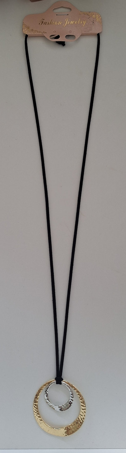 Ketting rondjes goud en zilver