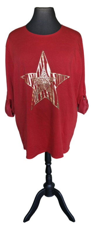 Kerst shirt met ster