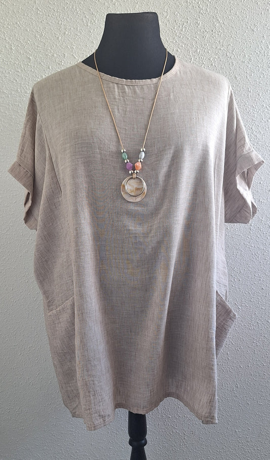 Shirt Linnen look