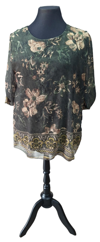 Shirt herfst bloem