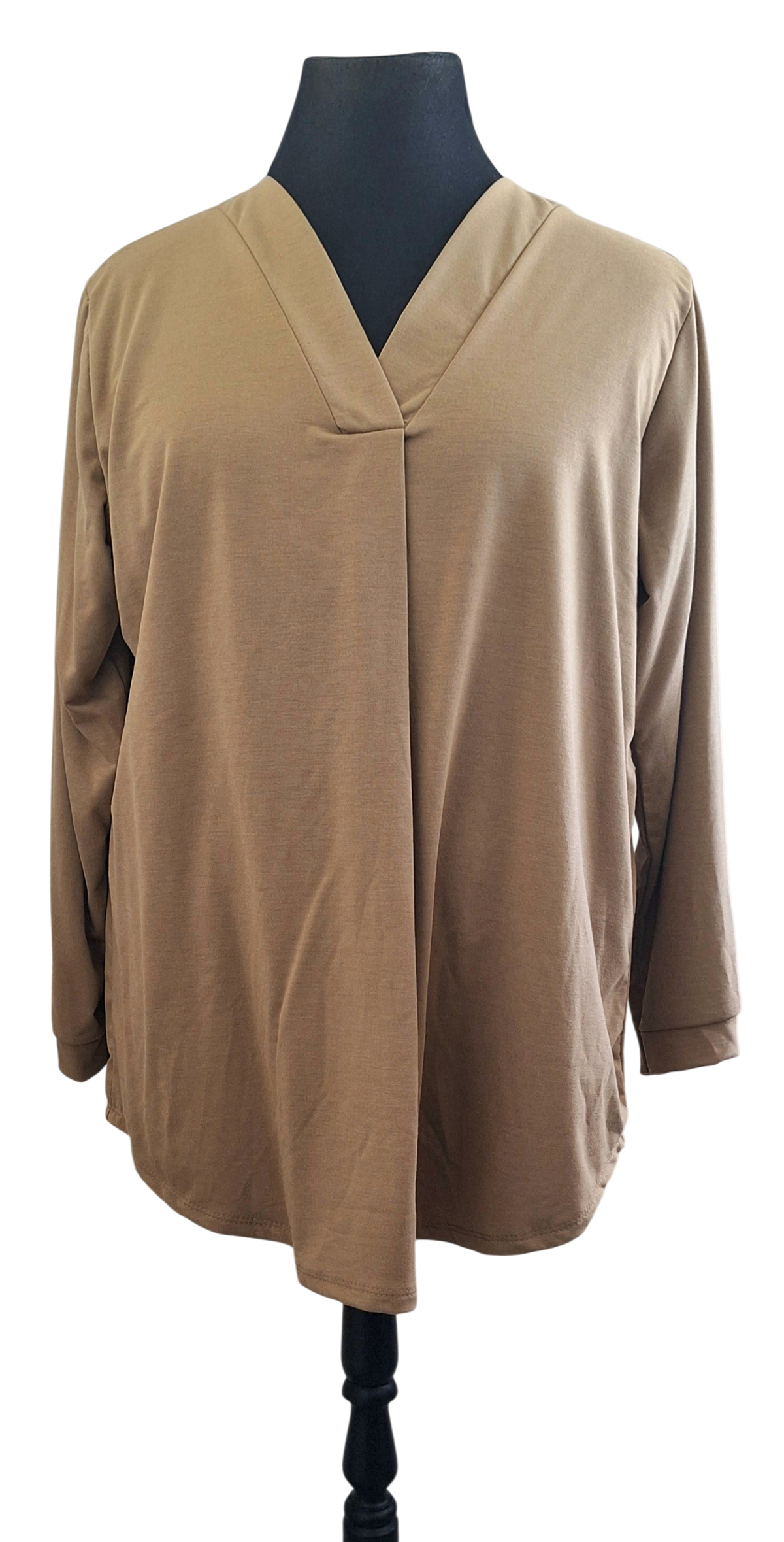 Sweater effen V-hals
