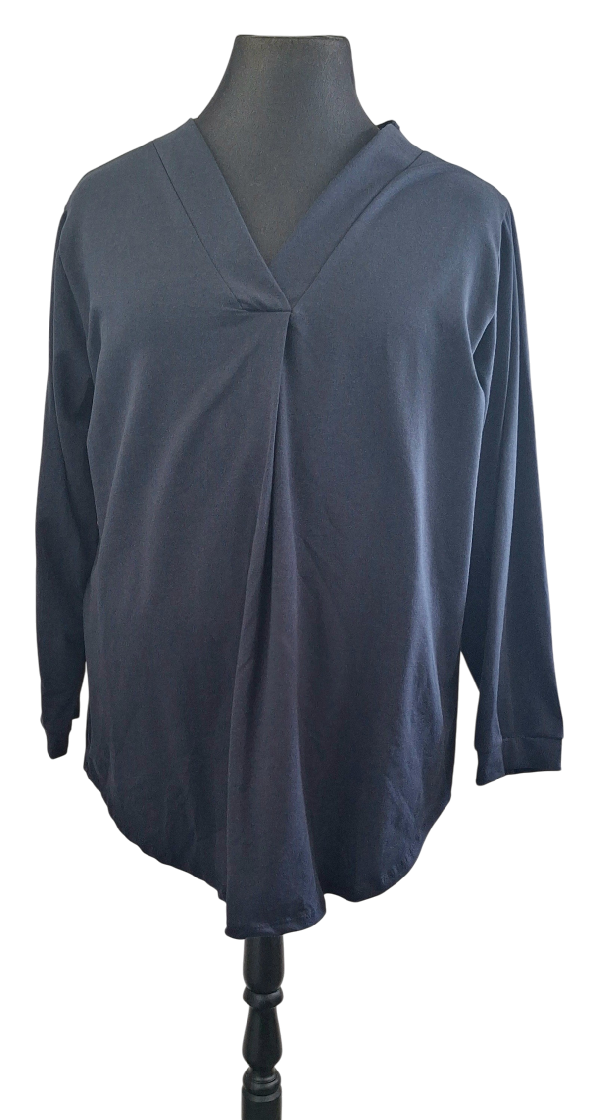 Sweater effen V-hals