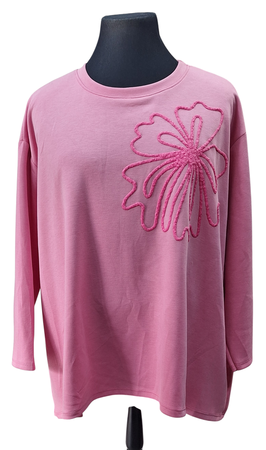 Sweater met bloem